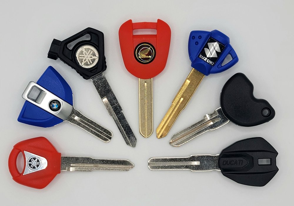 Need an extra key for your current bike, or wanting to buy a bike from us that only came with one key?  We make keys while you wait, and can also program Harley key FOBs here in our shop