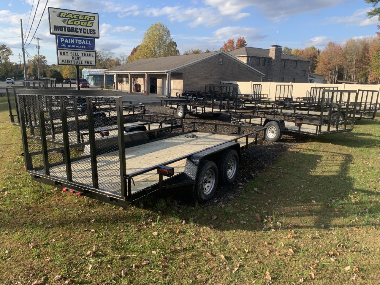 2026  Racers Edge Trailer 82x14 Single Utility 3500lb
