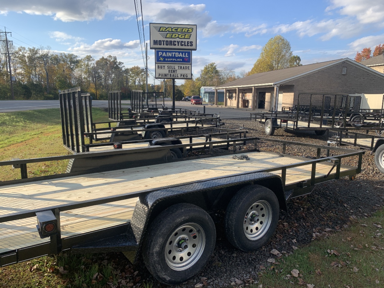 2026  Racers Edge Trailer 82x14 Single Utility 3500lb