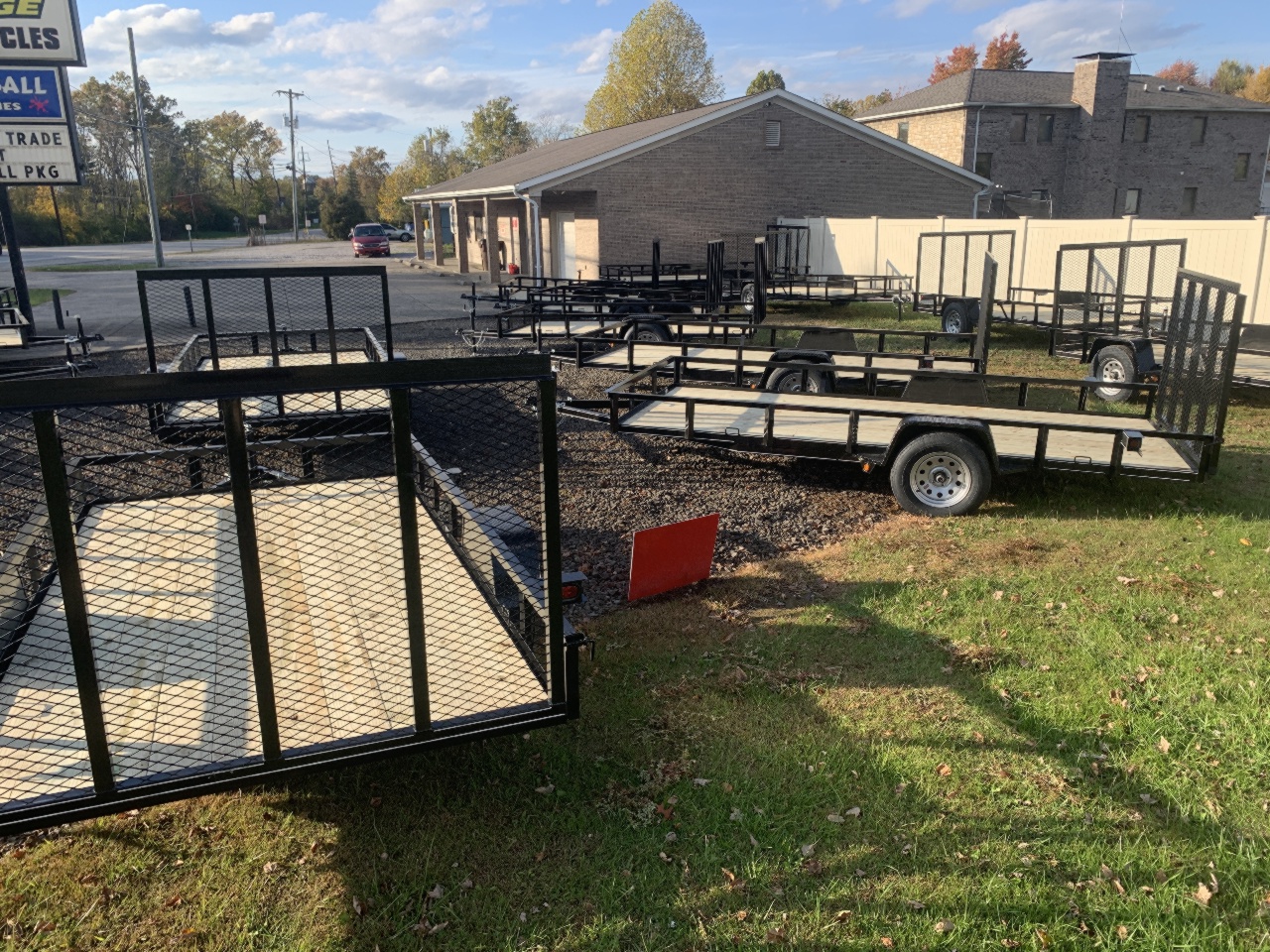 2026  Racers Edge Trailer 76x14 Single Utility 3500lb